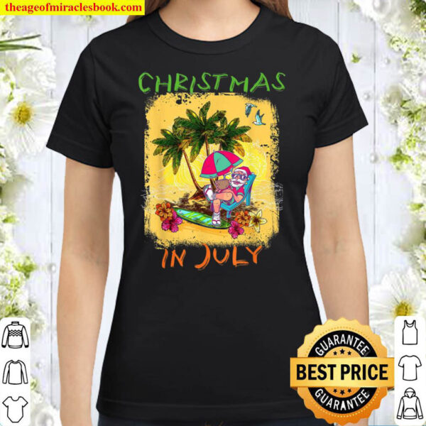 Christmas in July Hawaiian Family Vacation 2021 Classic Women T Shirt