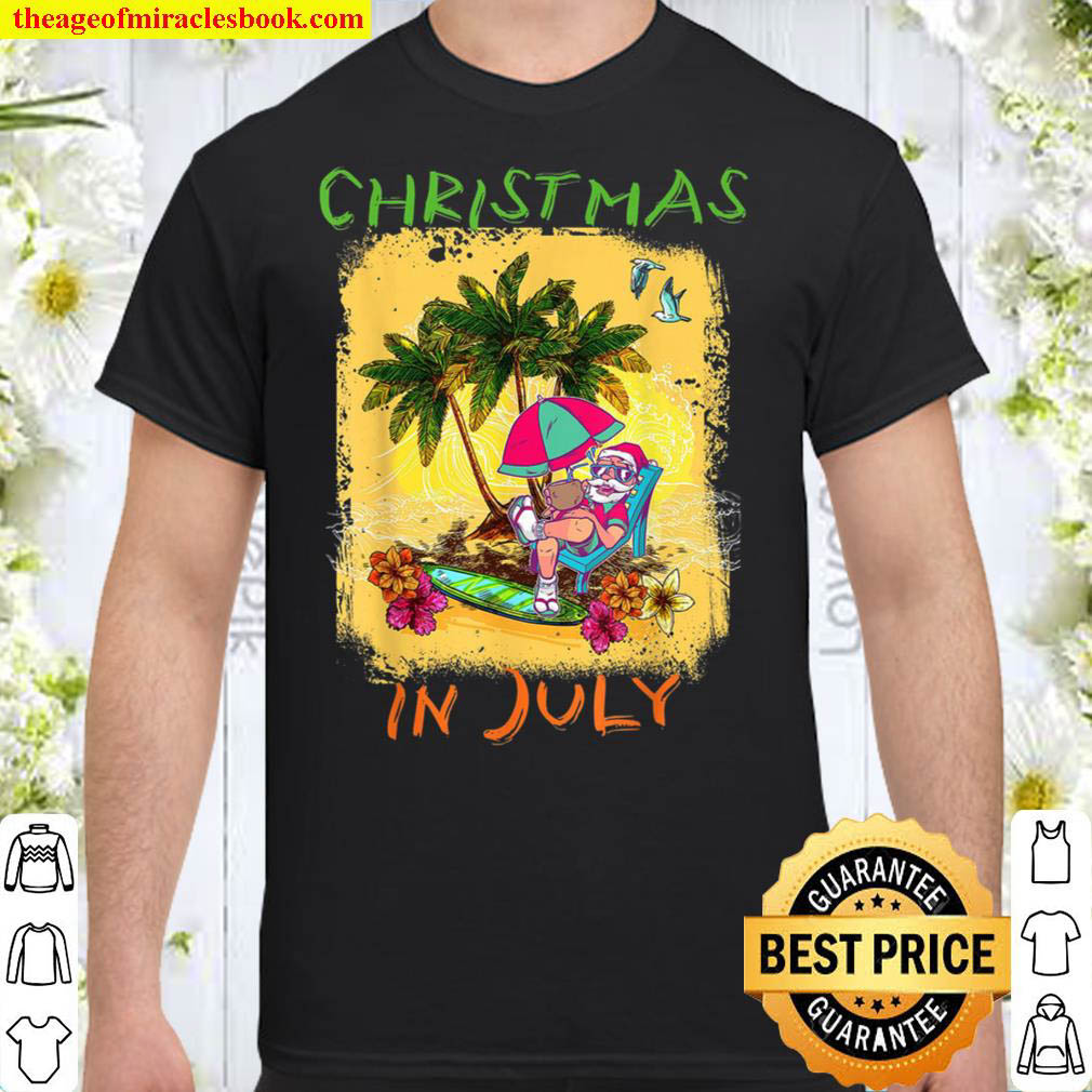 Christmas in July Hawaiian Family Vacation 2021 Shirt