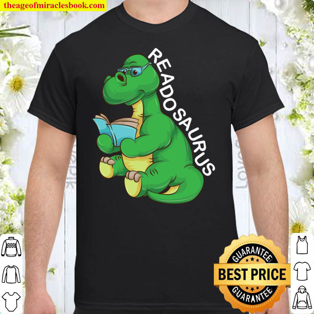 [Best Sellers] – Cool Readosaurus  Funny Dinosaur Reading Book Lover Gift Shirt