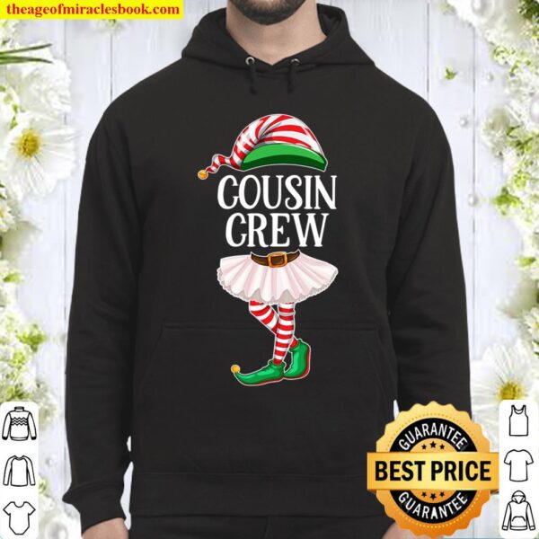 Cousin Crew Elf Christmas Squad Matching Family Pajama Gift Hoodie