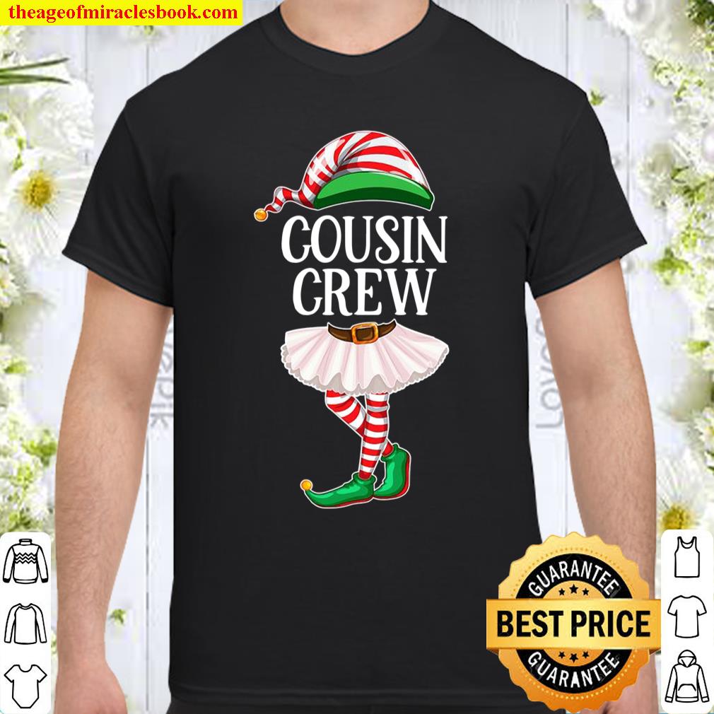 Cousin Crew Elf Christmas Squad Matching Family Pajama Gift Shirt