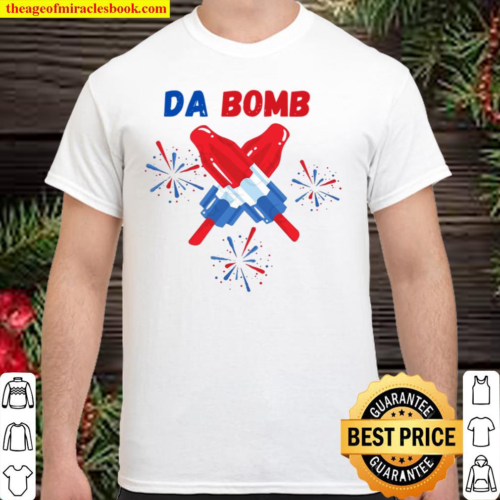 Da Bomb shirt, Red White Blue Popsicle Shirt