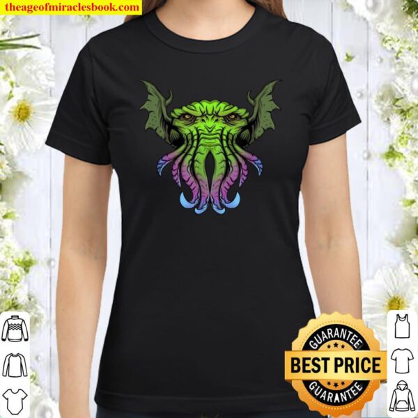 Deep Sea Being Cosmic Horror design Classic Women T-Shirt