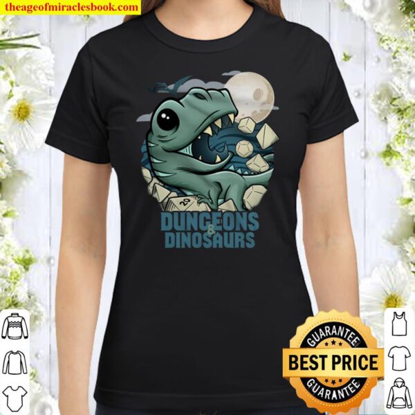 Dungeons and Dinosaurs Classic Women T-Shirt