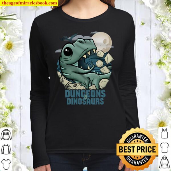 Dungeons and Dinosaurs Women Long Sleeved