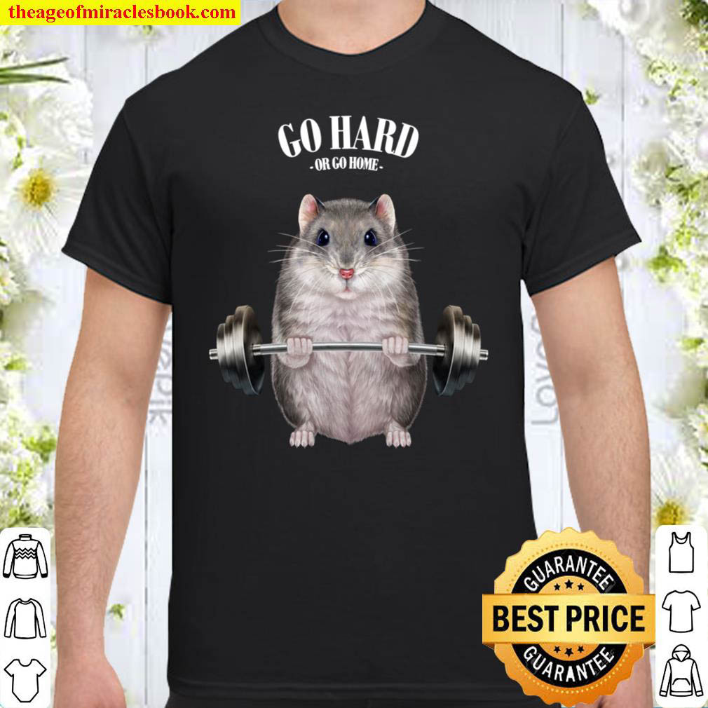 Official Dwarf Hamster Weightlifting in Fitness Gym Shirt
