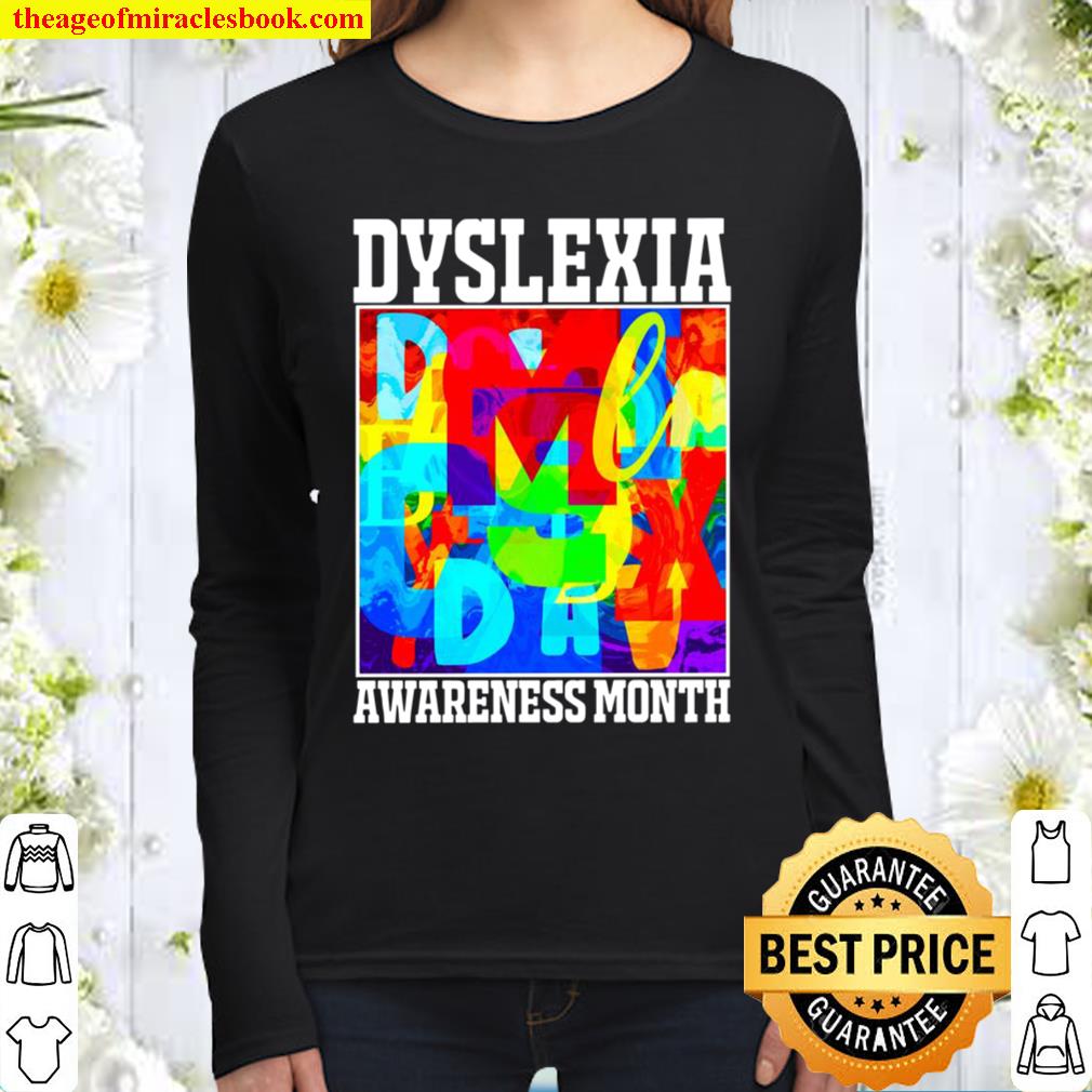 Dyslexia Awareness Month Women Long Sleeved