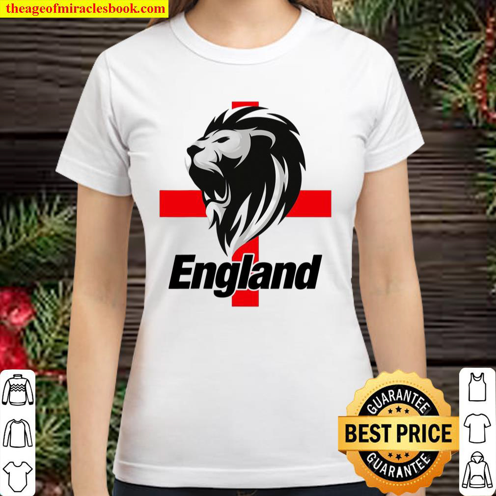 England Football English Soccer Team St George Lion Euro Classic Women T Shirt