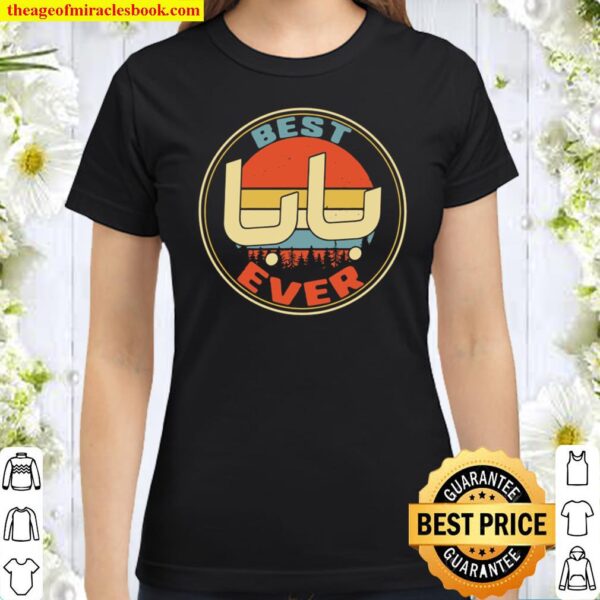 Father’s Day Best Baba Ever Tee Arabic Greek Dad Premium Classic Women T-Shirt