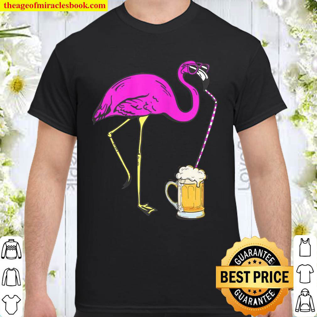 Buy Now – Flamingo Beer Party Design Pink Flamingo Shirt
