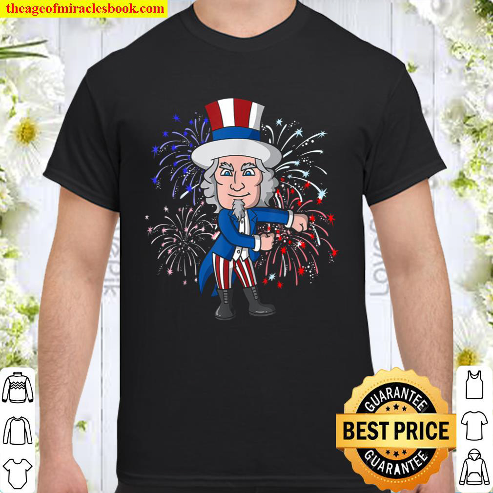 Flossing Uncle Sam T-Shirt Floss Like A Boss 4th of July Shirt