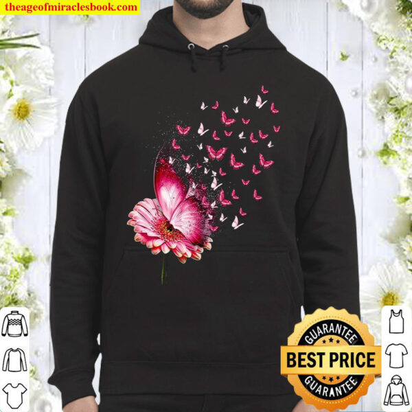 Flower And Butterfly Hoodie