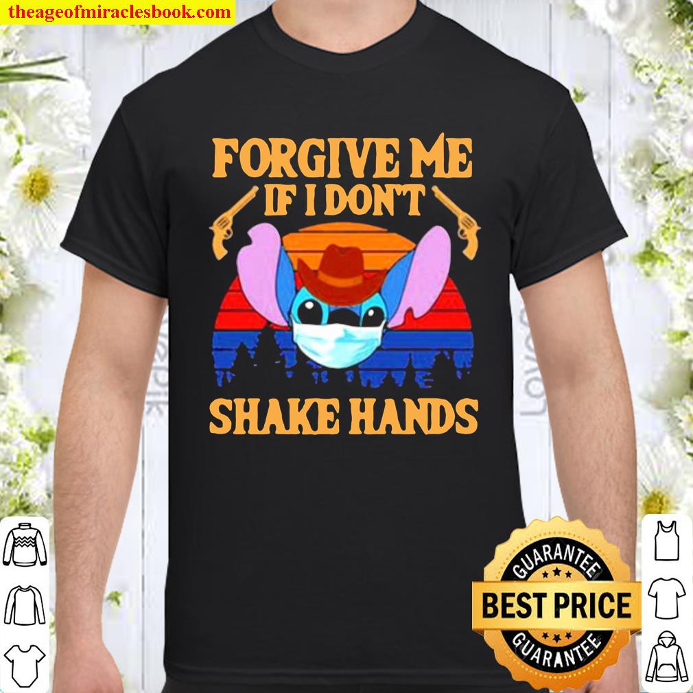 Forgive me if I don’t shake hands stitch vintage Shirt