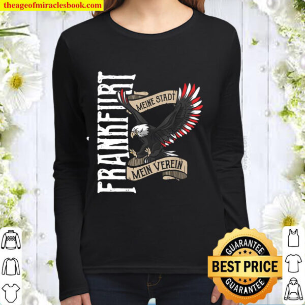 Frankfurt Meine Stadt Mein Verein Adler Frankfurter Jungs Women Long Sleeved