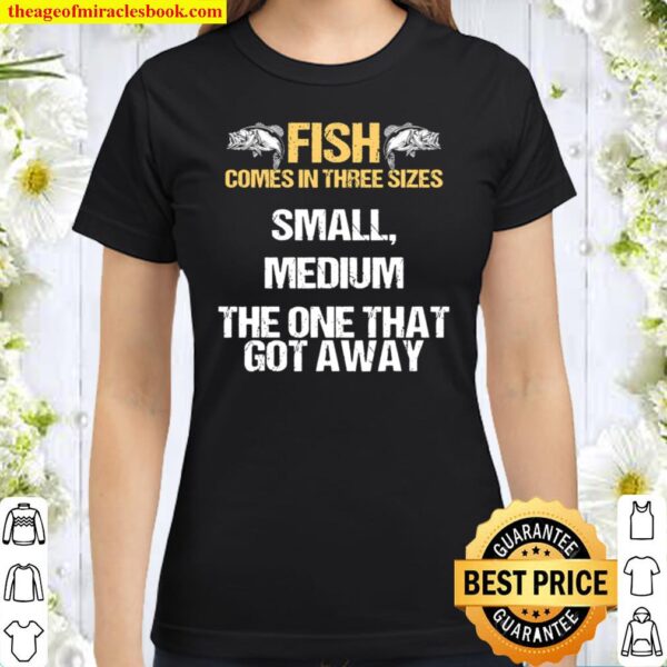 Funny Angler Saying Angler Whispering Fish Classic Women T-Shirt