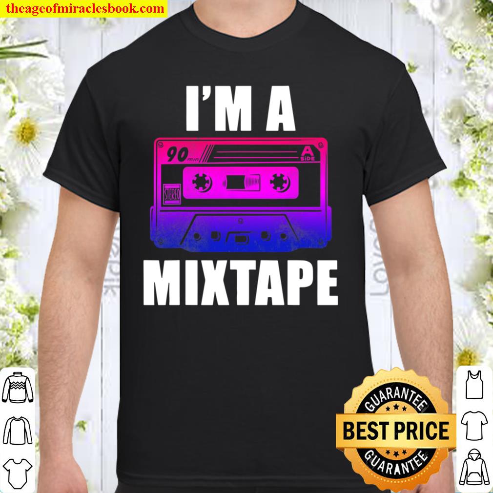 Funny Bisexual Pride Month Gift Vintage Cassette Bi Bisexual Shirt
