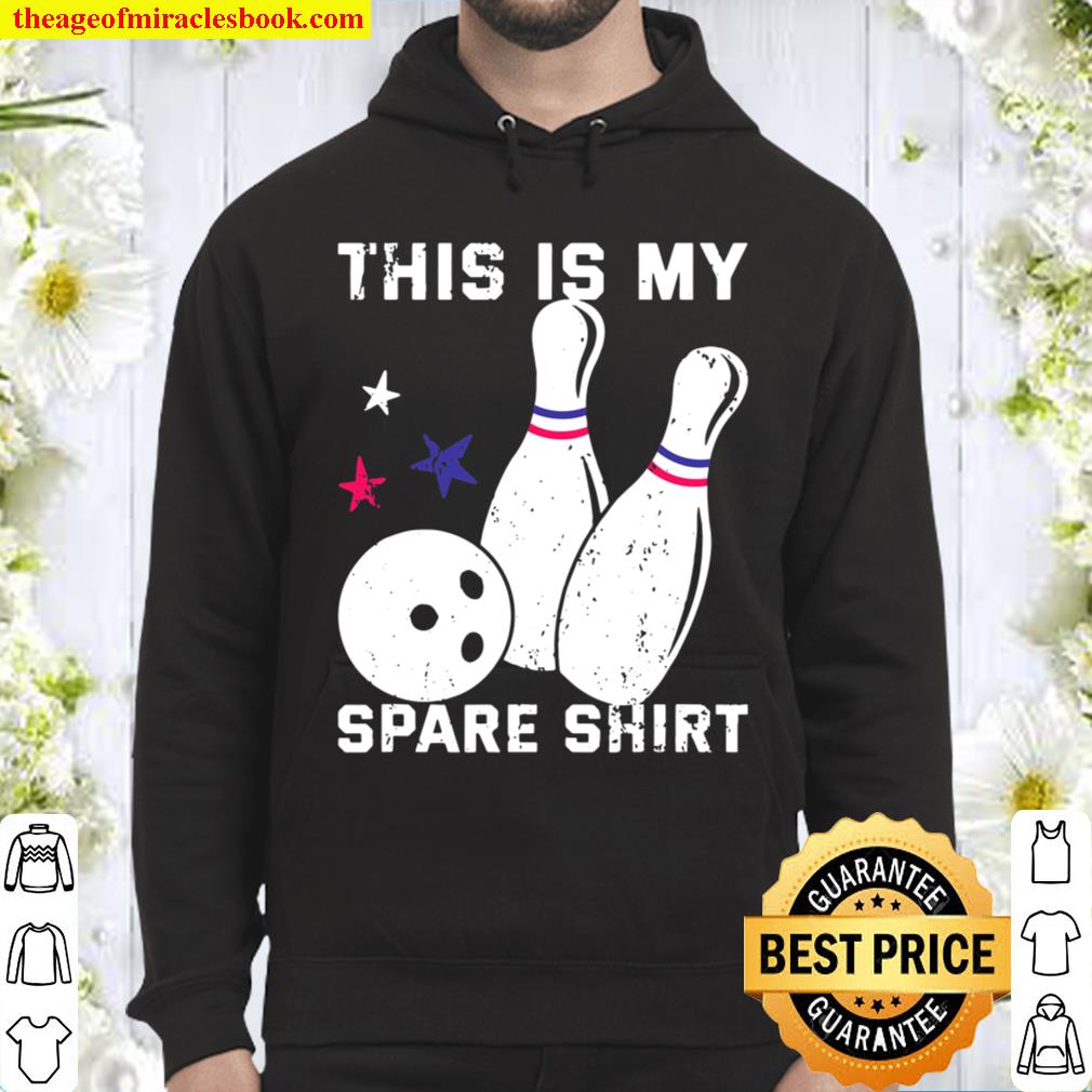 Funny Bowling Free Time Bowler Lover Player This Is My Spare Hoodie
