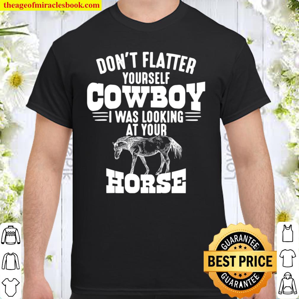 Funny Cowgirl Horse Gift For Western Girls Women Shirt