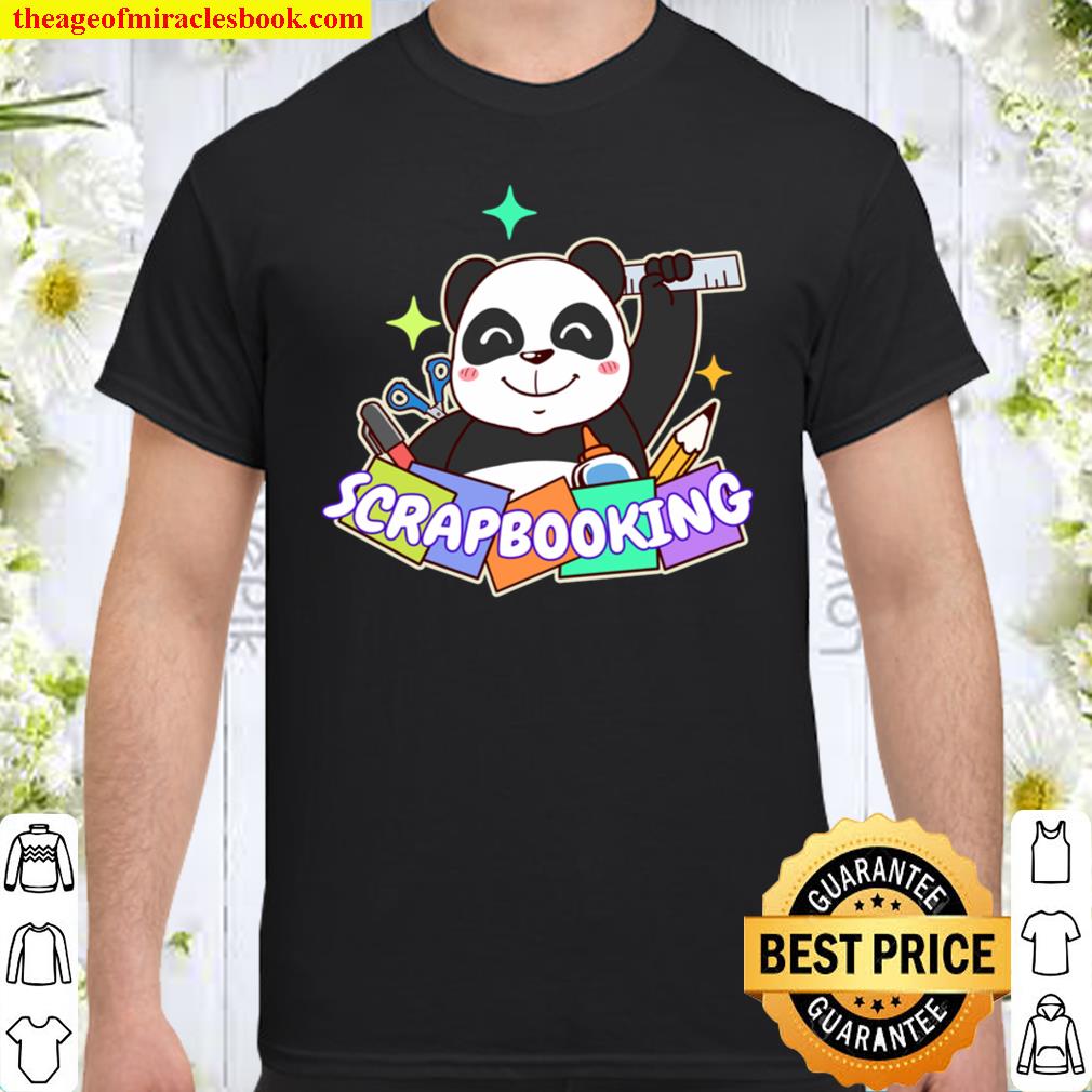Funny Panda Bear Scrapbooking Scrapbook Collector Album Shirt