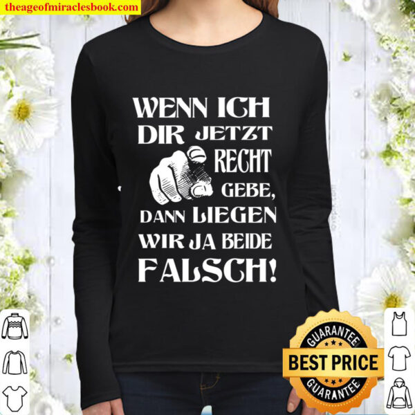Funny cheeky cool sayings Besserwisser Klugscheißer Chef Women Long Sleeved