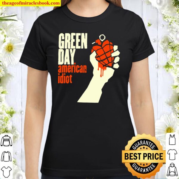 GREEN DAY T-shirt American Idiot Classic Women T-Shirt