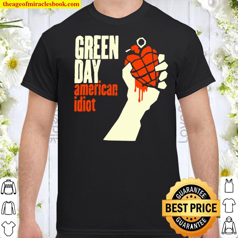 GREEN DAY T-shirt American Idiot shirt, Hoodie, Long Sleeved, SweatShirt