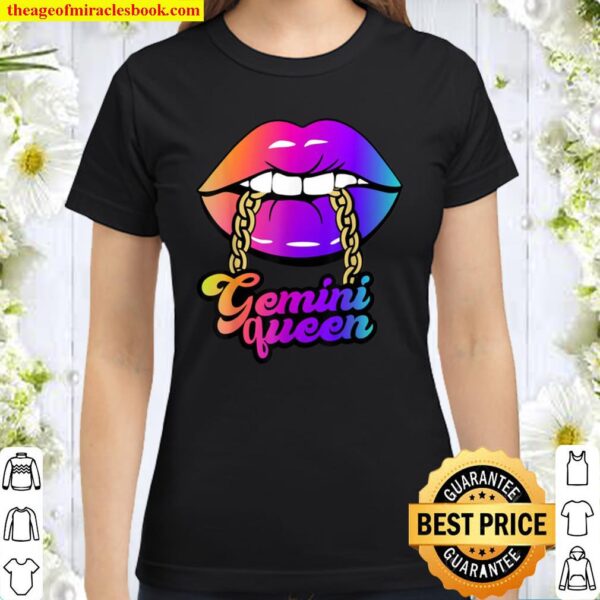Gemini Queen T-Shirt, Gemini Birthday Classic Women T-Shirt