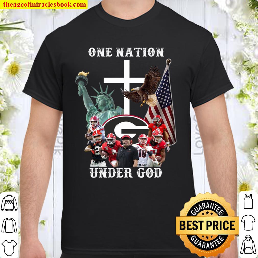 Georgia Bulldogs One Nation Under God Tshirt
