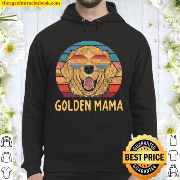 Golden Dog Mama Gifts Golden Retriever Mama Hoodie