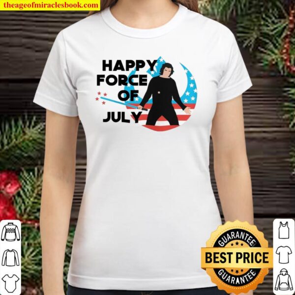 Happy Force of July Good Boy Ben Solo Shrug Classic Women T-Shirt
