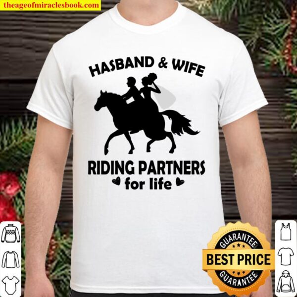 Hasband And Wife Riding Partners For Life Shirt