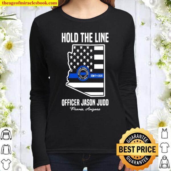 Hold The Line Officer Jason Judd Women Long Sleeved