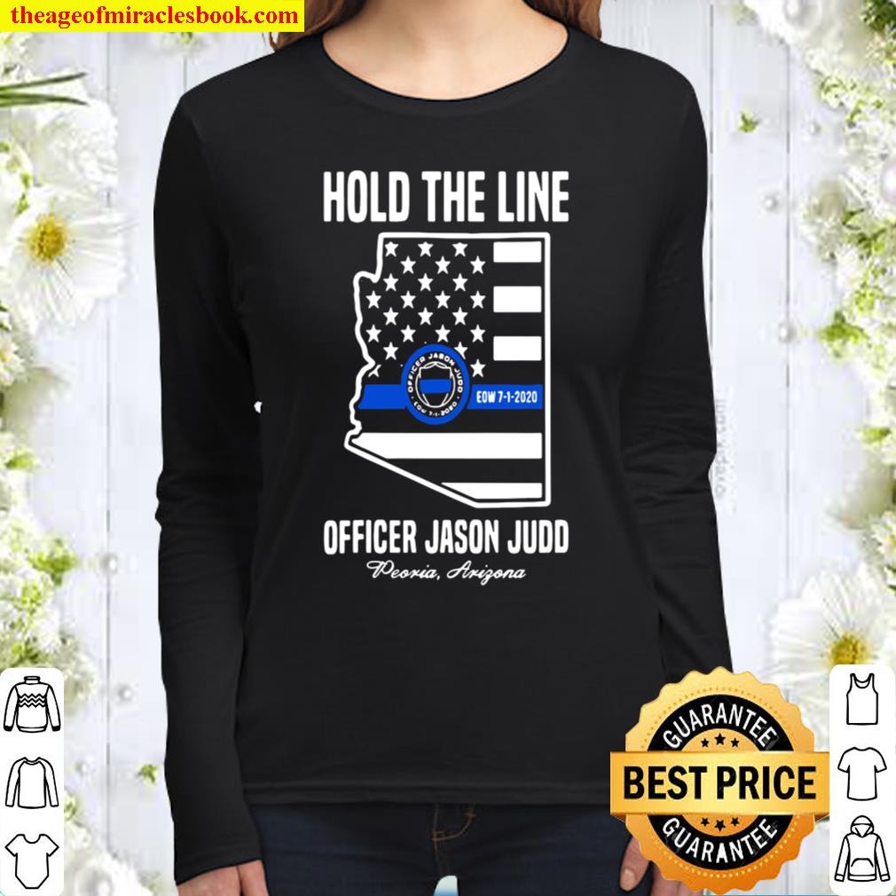 Hold The Line Officer Jason Judd Women Long Sleeved