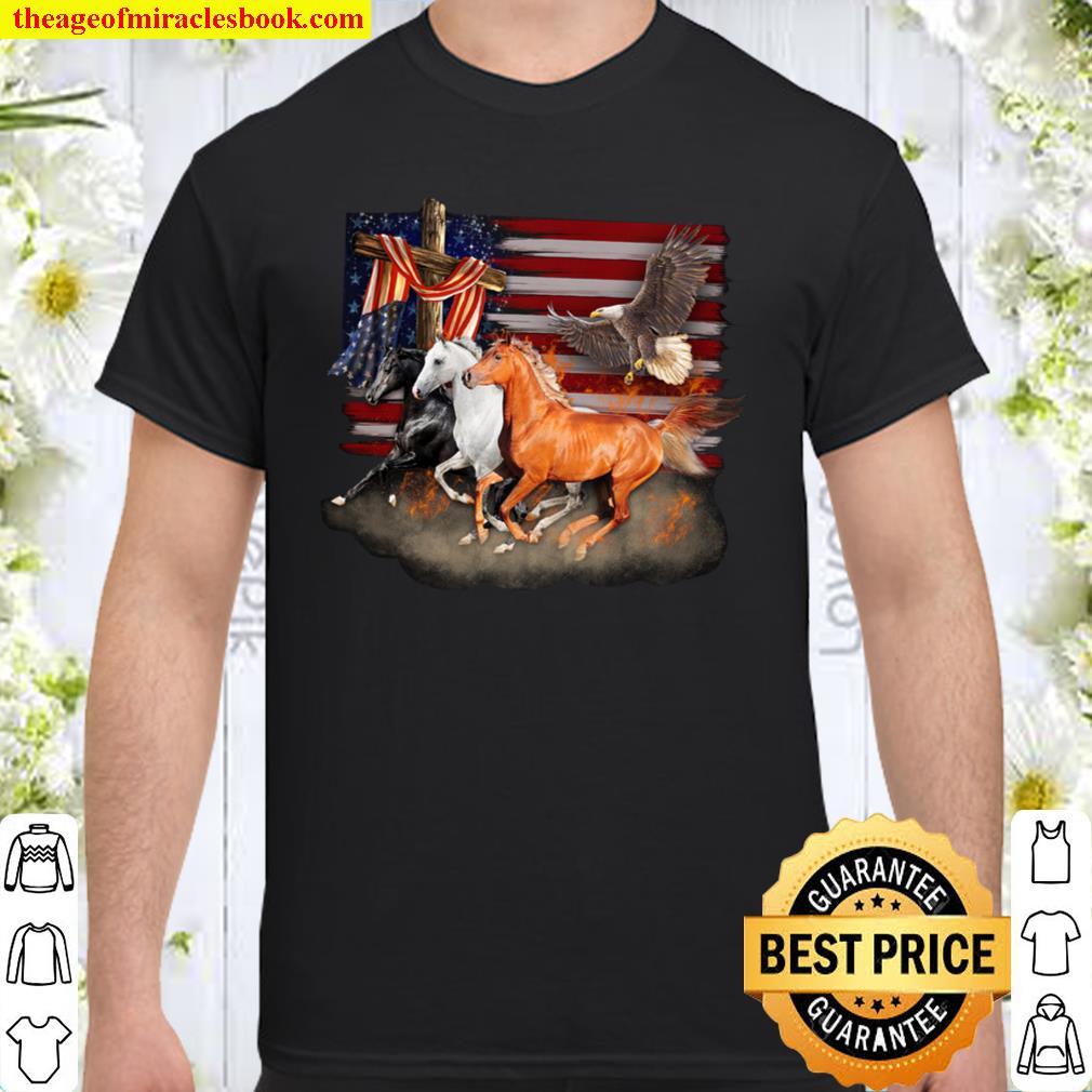 Horse Star Flag Proud Shirt, Hoodie, Long Sleeved, SweatShirt