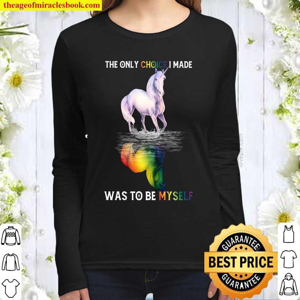 Horses The Only Choice I Made Was To Be Myself Women Long Sleeved