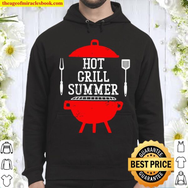 Hot Grill Summer BBQ Chef Cooking Summer Hoodie