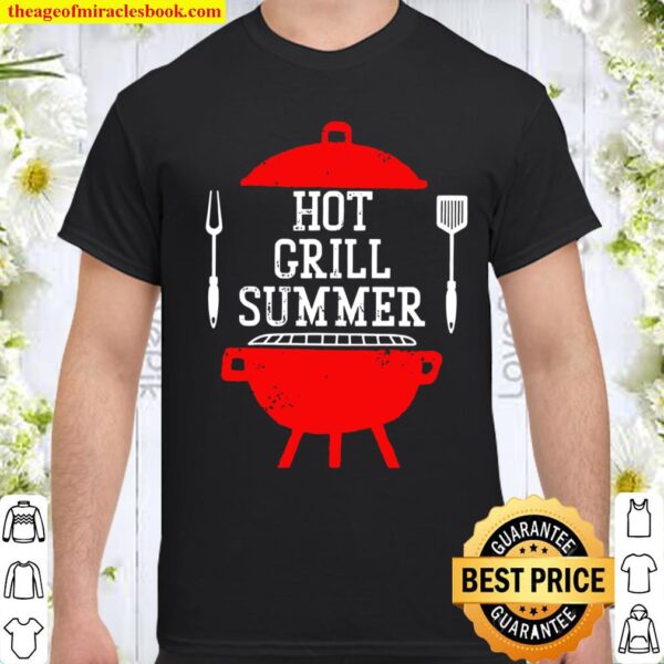 Hot Grill Summer BBQ Chef Cooking Summer Shirt