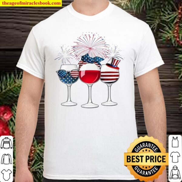 Independence Day gift shirt, US 4th of july wine shirt, American Patri Shirt
