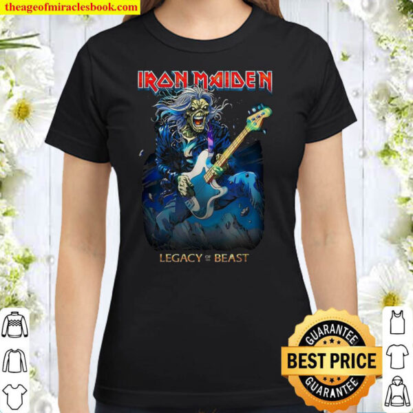 Iron Maiden Legacy of the Beast Steve Harris Official Tee Classic Women T Shirt