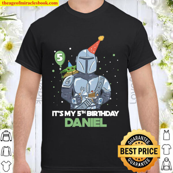 Its My 5th Birthday Daniel Shirt