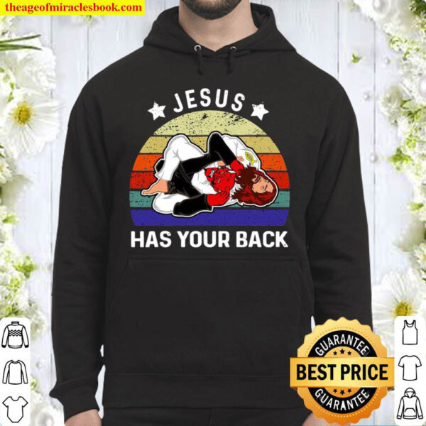 Jesus Has Your Back Brazilian Jiu Jitsu Hoodie
