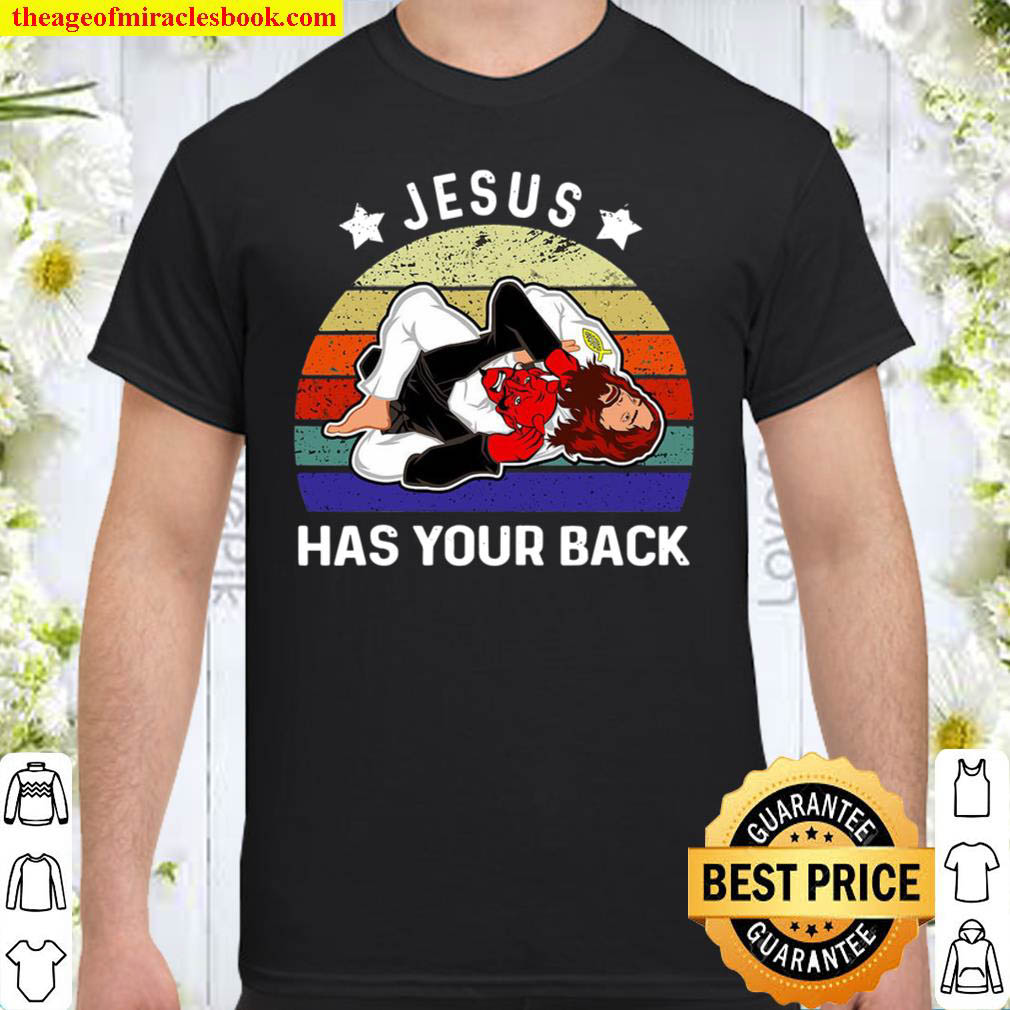 Jesus Has Your Back Brazilian Jiu Jitsu Tshirt