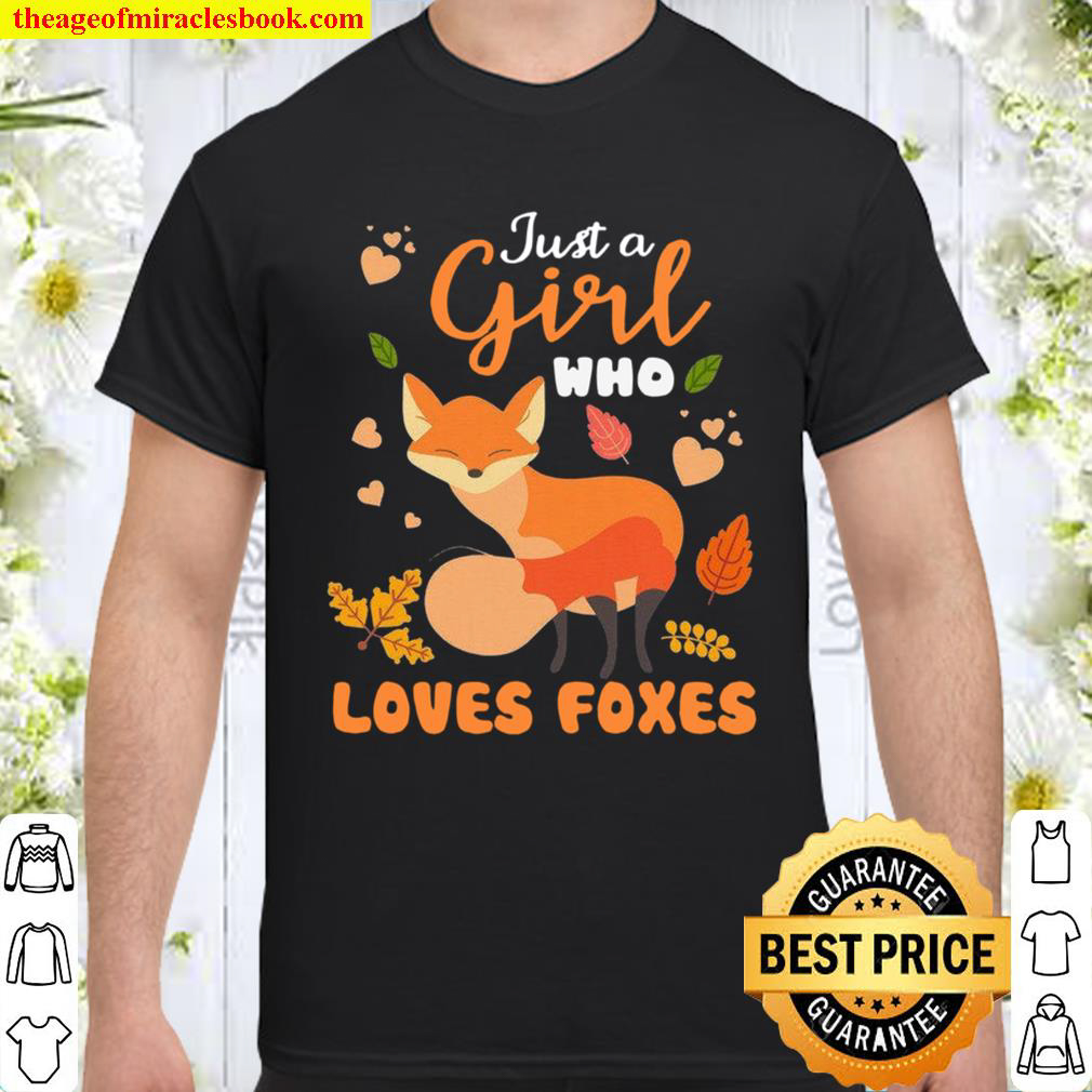 Just A Girl Who Loves Foxes Shirt – Fox Girl Gift Short-Sleeve Unisex T-Shirt