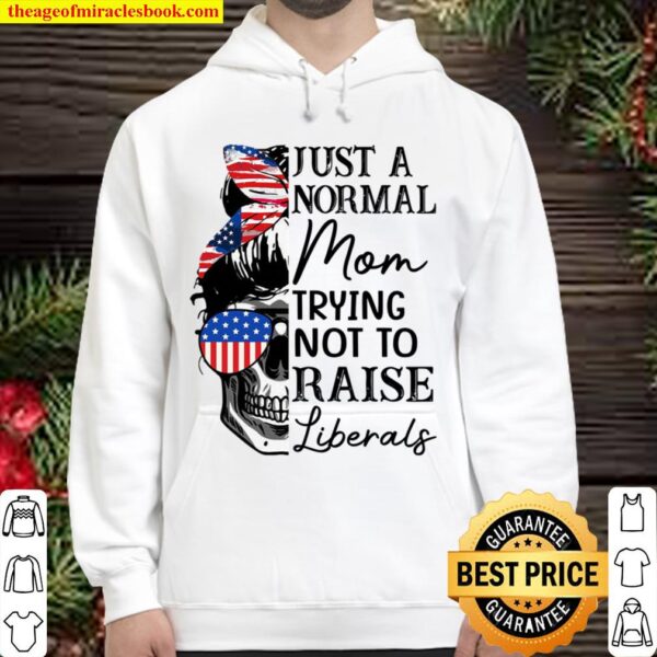 Just A Regular Mom Trying Not To Raise Liberal Hoodie