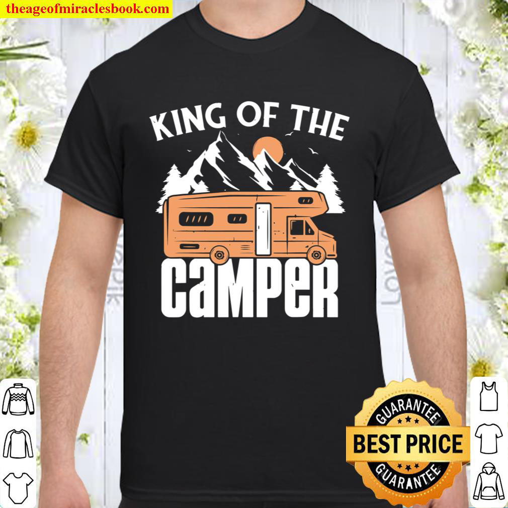 King Of The Camper Stellplatz König Camping Shirt