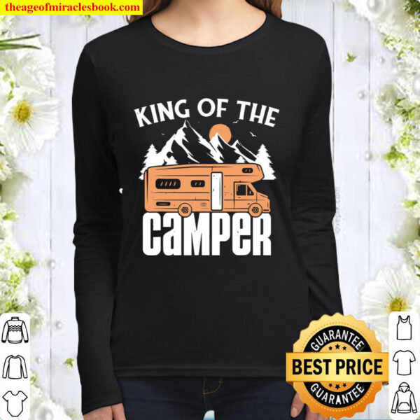 King Of The Camper Stellplatz König Camping Women Long Sleeved