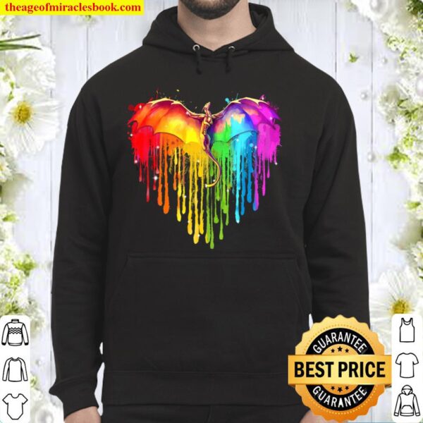 LGBT Rainbow Flag Heart Love Hoodie