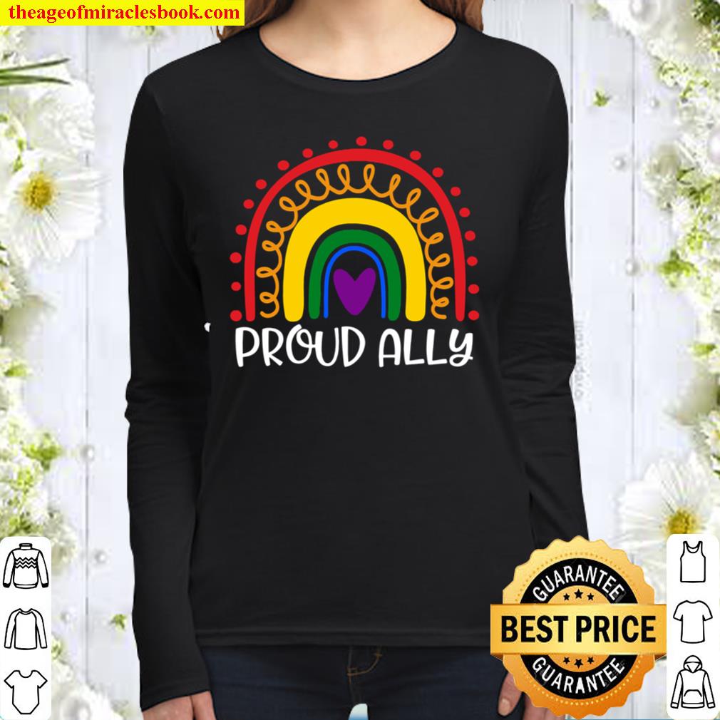 LGBT Rainbow Proud Ally Women Long Sleeved