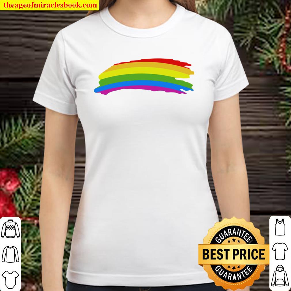 LGBT pocket pride flag Classic Women T-Shirt