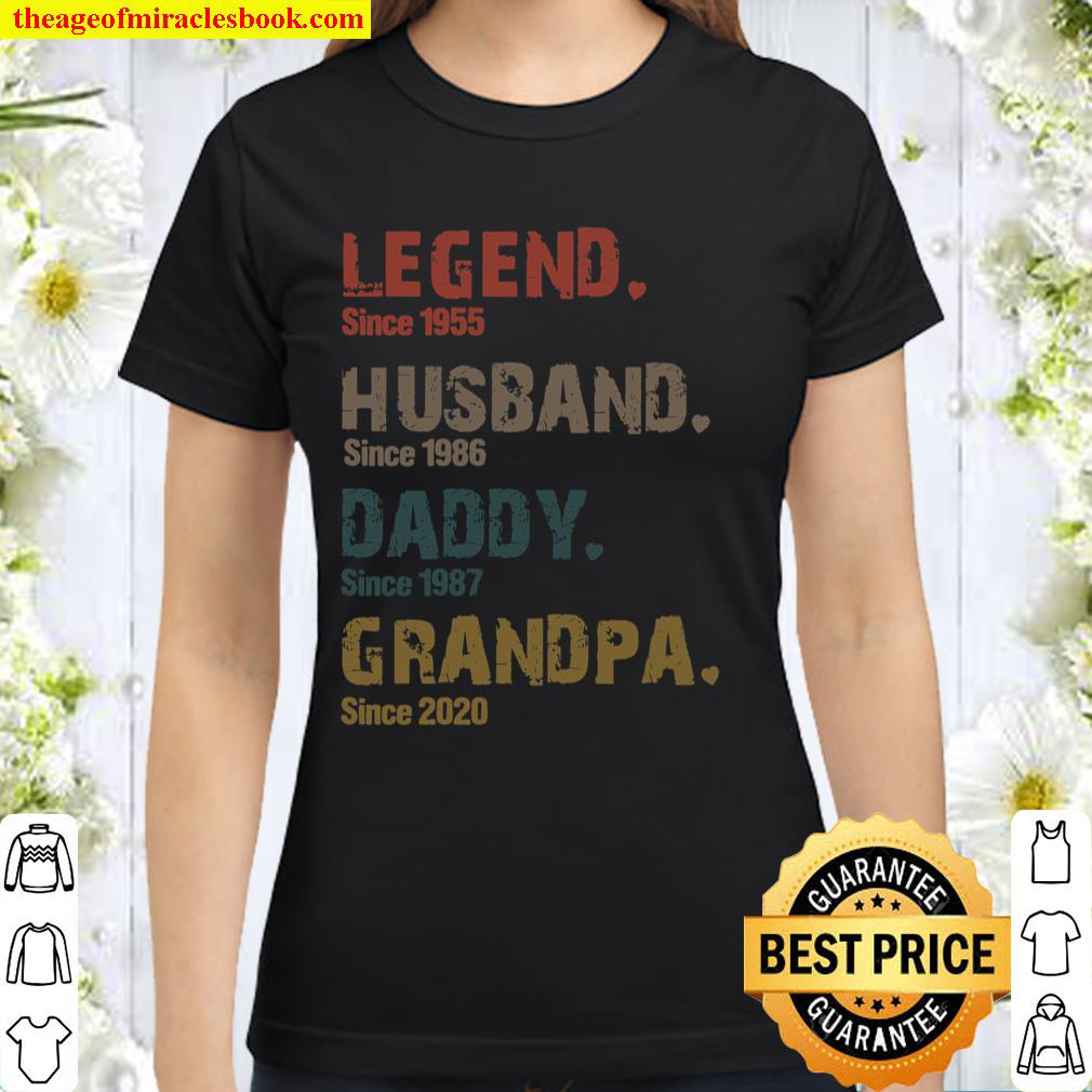 Legend Husband Daddy Grandpa Personalized Classic Women T-Shirt